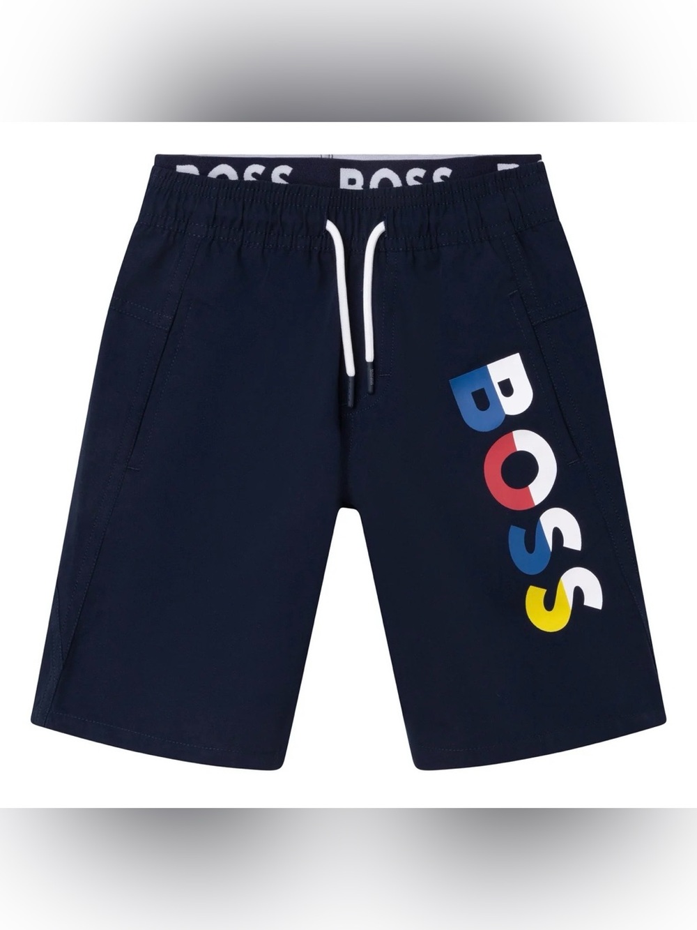 Hugo Boss BOSS Boys Navy Swim Shorts Trunks Size 16